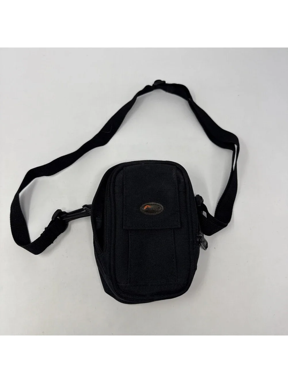 Lowepro Padded Camera Black Case Z20 Bag w/ Shoulder Strap Belt Strap